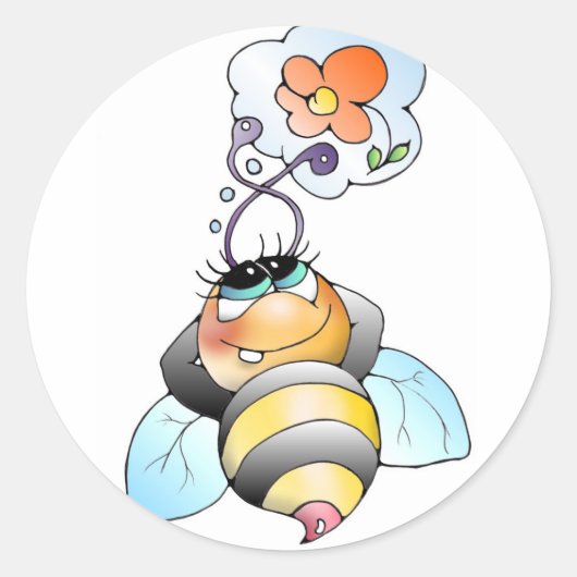 Biene Bienen aufkleber - sticker bee bees (Vorderseite)