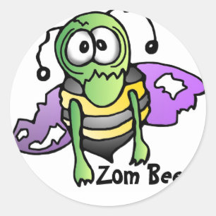 Biene Bienen bee bees sticker aufkleber Zombi