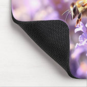 Biene Blume Natur Ruhe Mousepad (Ecke)