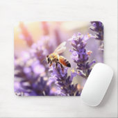 Biene Blume Natur Ruhe Mousepad (Mit Mouse)