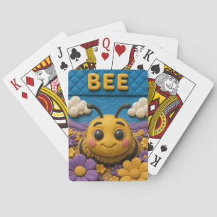 Biene Blumenfeld Modern KlayKoo Spielkarten
