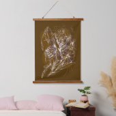 Biene & Blüten Wandteppich Mit Holzrahmen (Schlafzimmer)