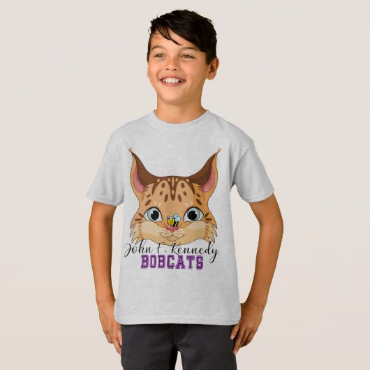 Biene Bobcat T-Shirt (Vorne ganz)