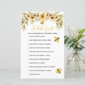 Biene Botanische Babydusche Finden Sie das Gast Sp (Stehend Vorderseite)