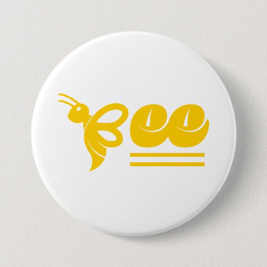 Biene Button (Vorderseite)