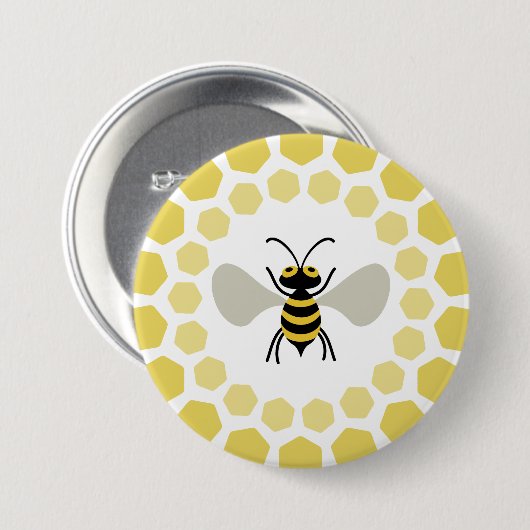 Biene Button (Vorne & Hinten)