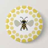 Biene Button (Vorderseite)