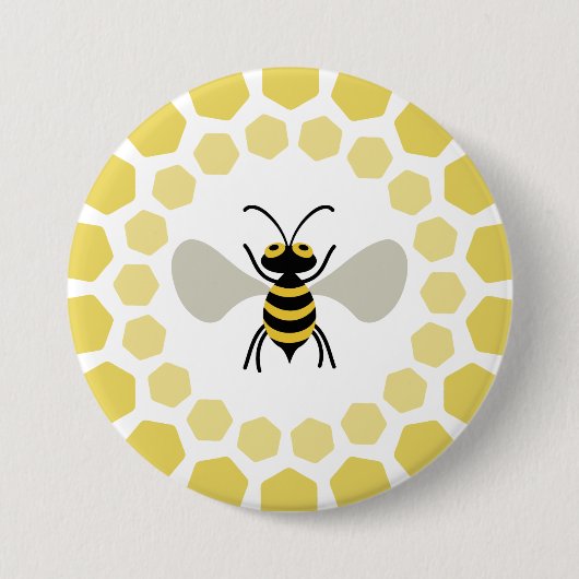 Biene Button (Vorderseite)