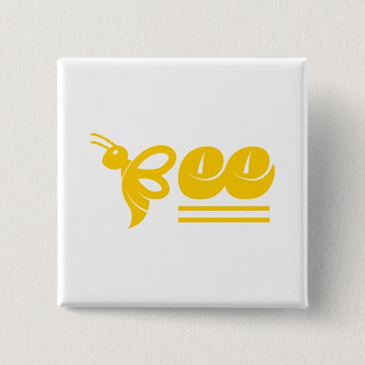 Biene Button (Vorderseite)