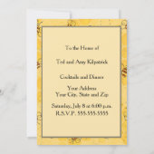 Biene Buzzing Honey Bees Bumblebee Art Einladung (Rückseite)