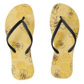 Biene Buzzing Honey Bees Niedlich Badesandalen (Fußbett)