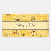 Biene Buzzing Honey Bees Niedlich Banner (Horizontal)