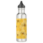 Biene Buzzing Honey Bees Niedlich Edelstahlflasche (Links)