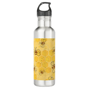 Biene Buzzing Honey Bees Niedlich Edelstahlflasche