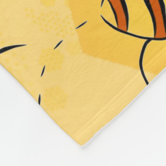 Biene Buzzing Honey Bees Niedlich Fleecedecke (Ecke)