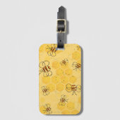 Biene Buzzing Honey Bees Niedlich Gepäckanhänger (Vorderseite Vertikal)