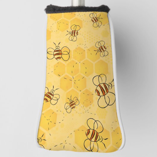 Biene Buzzing Honey Bees Niedlich Golf Headcover (Rotieren 90)