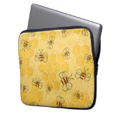 Biene Buzzing Honey Bees Niedlich Laptopschutzhülle (Vorderseite Links)