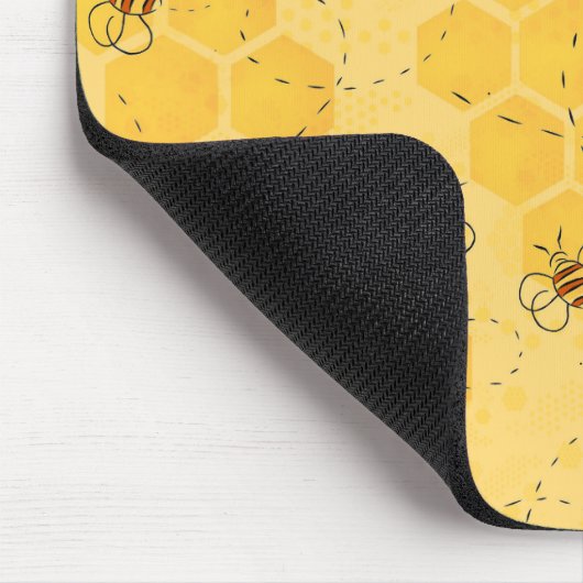 Biene Buzzing Honey Bees Niedlich Mousepad (Ecke)