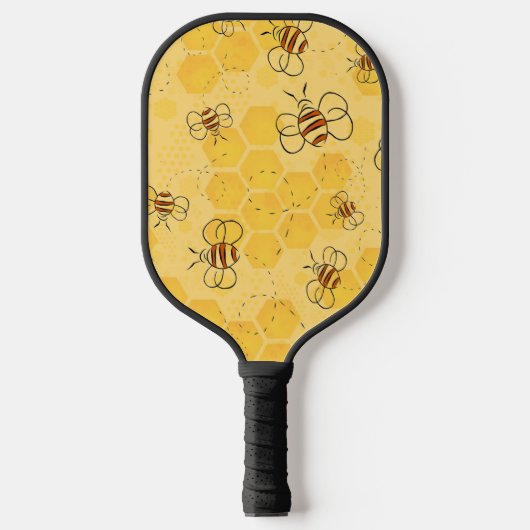 Biene Buzzing Honey Bees Niedlich Pickleball Schläger (Vorderseite)
