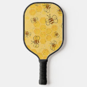 Biene Buzzing Honey Bees Niedlich Pickleball Schläger (Rückseite)