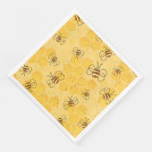 Biene Buzzing Honey Bees Niedlich Serviette (Ecke)