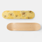 Biene Buzzing Honey Bees Niedlich Skateboard (Horizontal)