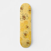 Biene Buzzing Honey Bees Niedlich Skateboard (Vorne)