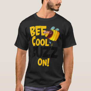Biene Cool & Buzz auf Niedlicher Buzzing Bee mit H T-Shirt