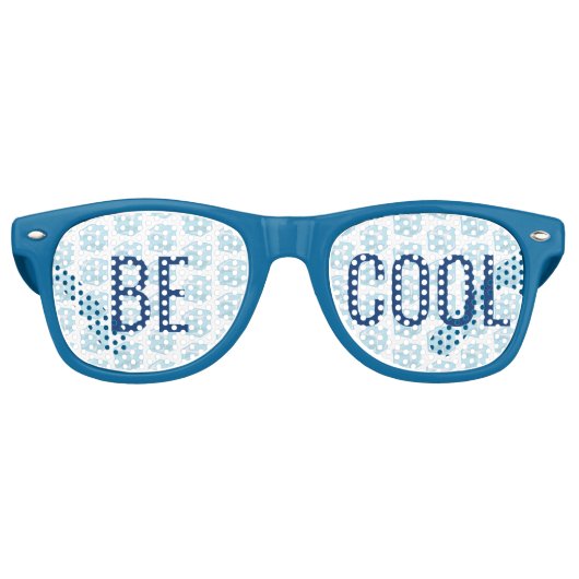 Biene Cool | Eiskuben Partybrille (Vorderseite)