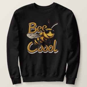 Biene Cool - Funny Bee mit Sonnenbrillen Design Sweatshirt