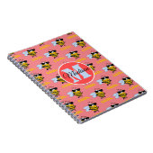 Biene Cool Funny Bee Pattern Personalisiertes Note Notizblock (Rechte Seite)