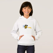 Biene Cool | Funny Trendy Bee Customizable Kid's Hoodie (Vorne ganz)