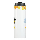 Biene Cool | Funny Trendy Bee individuell anpassba Thermosbecher (Vorderseite)