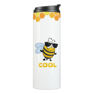 Biene Cool Funny Trendy Bee individuell anpassba Thermosbecher