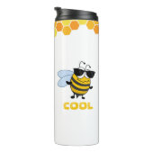 Biene Cool | Funny Trendy Bee individuell anpassba Thermosbecher (Nach rechts gedreht)