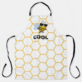 Biene Cool | Funny Trendy Bee Personalisiert Schürze (Vorderseite)