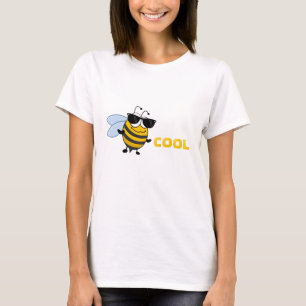 Biene Cool   Funny Trendy Bee Template Girl's T-Shirt