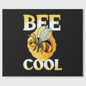 Biene Cool Geschenkpapier (Flach)
