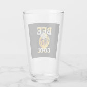 Biene Cool Glas (Rückseite)