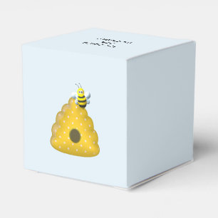 Biene cool mit Bienen-Bienenstock Geschenkschachtel