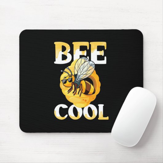 Biene Cool Mousepad (Mit Mouse)