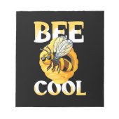 Biene Cool Notizblock (Vorderseite)