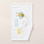 Biene Cool Personalisiert Badhandtuch Set (Handtuch)
