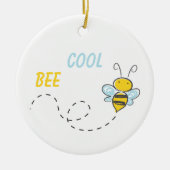 Biene Cool Personalisiert Keramik Ornament (Vorne)