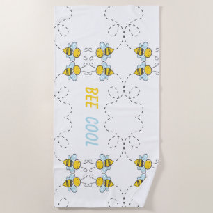 Biene Cool Personalisiert Strandtuch