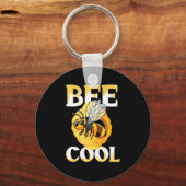 Biene Cool Schlüsselanhänger (Vorderseite)
