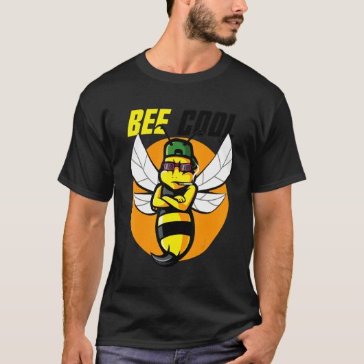Biene Coole Bee Outfit Biene Männerfrauen T-Shirt (Vorderseite)