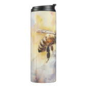 Biene & Daisy-Insulated Tumbler - Nature Inspirier Thermosbecher (Nach links gedreht)