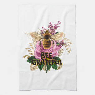 Biene dankbar geschirrtuch